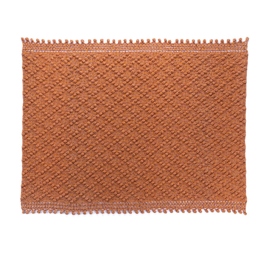 Textured Diamond Crochet Throw made using Bernat yarn