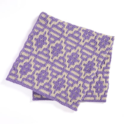 Bernat Prism Pathways Mosaic Crochet Blanket Bernat Prism Pathways Mosaic Crochet Blanket