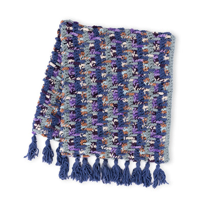 Bernat Stacking Steps Crochet Blanket Bernat Stacking Steps Crochet Blanket