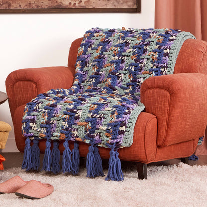 Bernat Stacking Steps Crochet Blanket Bernat Stacking Steps Crochet Blanket