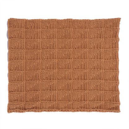 Bernat Embossed Faux-Miter Crochet Throw Bernat Embossed Faux-Miter Crochet Throw
