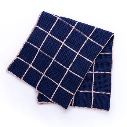 Bernat Crochet Dusk & Dawn Windowpane Blanket Bernat Crochet Dusk & Dawn Windowpane Blanket