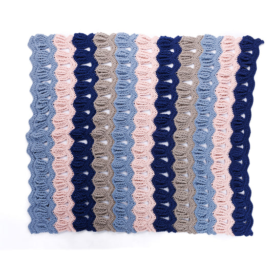 Bernat Vintage Fan Ripple Crochet Blanket