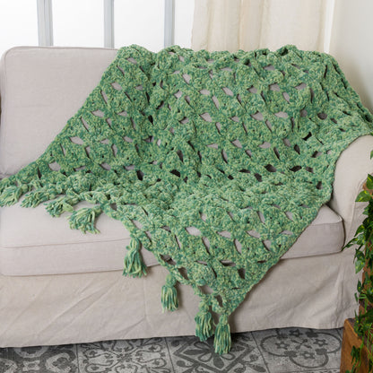 Bernat Budding Leaves Crochet Blanket Bernat Budding Leaves Crochet Blanket