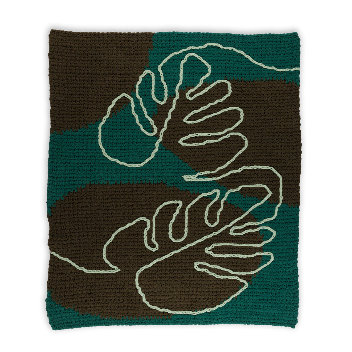 crochet monstera blanket Free Intermediate Bernat Crochet Modern Monstera Blanket Pattern
