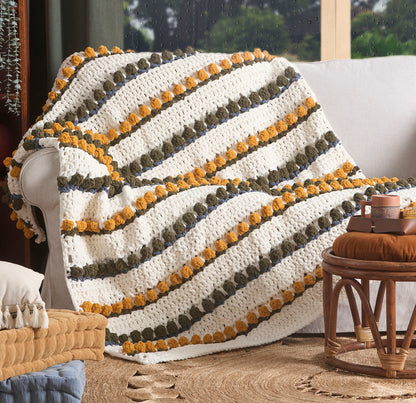 Bernat Tulip Stitch Crochet Blanket Bernat Tulip Stitch Crochet Blanket