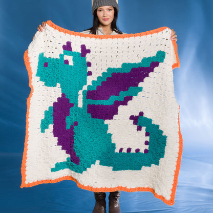 Bernat Corner to Corner Crochet Dragon Blanket Bernat Corner to Corner Crochet Dragon Blanket