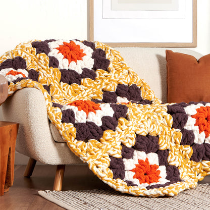 Bernat Gigantic-Granny Crochet Blanket or Rug Bernat Gigantic-Granny Crochet Blanket or Rug