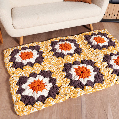 Bernat Gigantic-Granny Crochet Blanket or Rug Bernat Gigantic-Granny Crochet Blanket or Rug