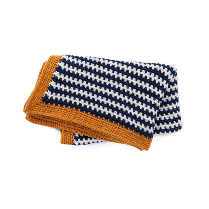 Bernat Ticking Stripe Crochet Blanket Bernat Ticking Stripe Crochet Blanket
