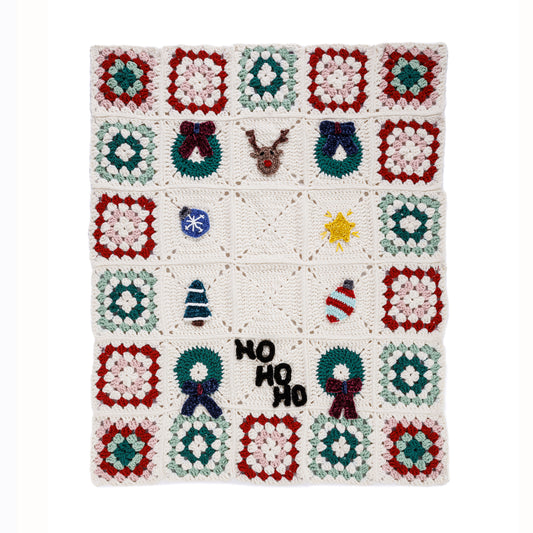 Bernat Crochet Kooky Christmas Blanket