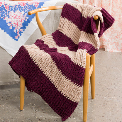 Bernat Deep Ridge Crochet Blanket Bernat Deep Ridge Crochet Blanket