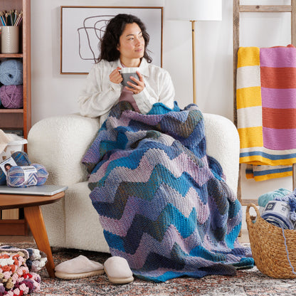 Bernat Join As You Zig Zag Crochet Blanket Bernat Join As You Zig Zag Crochet Blanket