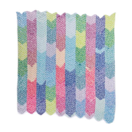 Bernat Color Cascade Crochet Blanket