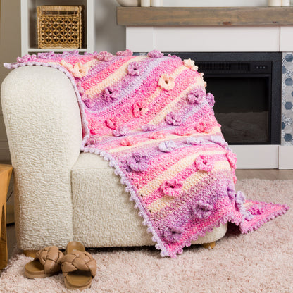 Bernat Petal Patch Crochet Blanket Bernat Petal Patch Crochet Blanket
