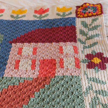 Bernat Bucolic Frolic Crochet Blanket Bernat Bucolic Frolic Crochet Blanket