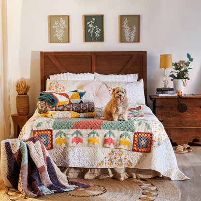Bernat Bucolic Frolic Crochet Blanket Bernat Bucolic Frolic Crochet Blanket