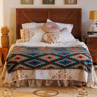 Bernat Diamond Dancer Crochet Blanket Bernat Diamond Dancer Crochet Blanket