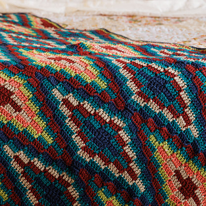 Bernat Diamond Dancer Crochet Blanket Bernat Diamond Dancer Crochet Blanket