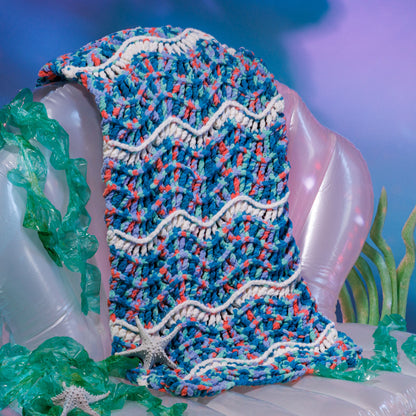 Bernat Rippling Reef Crochet Blanket Bernat Rippling Reef Crochet Blanket
