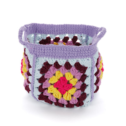 Bernat Crochet Granny's Stash Basket Bernat Crochet Granny's Stash Basket