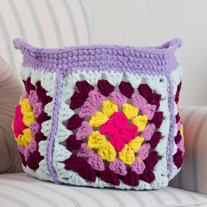 Bernat Crochet Granny's Stash Basket Bernat Crochet Granny's Stash Basket