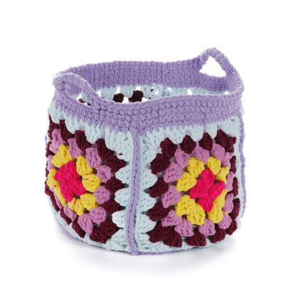 Bernat Crochet Granny's Stash Basket Bernat Crochet Granny's Stash Basket