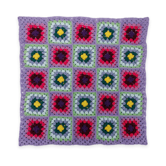 Bernat Fair and Square Crochet Blanket