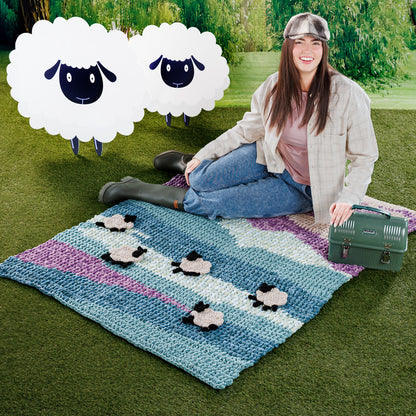 Bernat Crochet Sheep Valley Blanket Bernat Crochet Sheep Valley Blanket