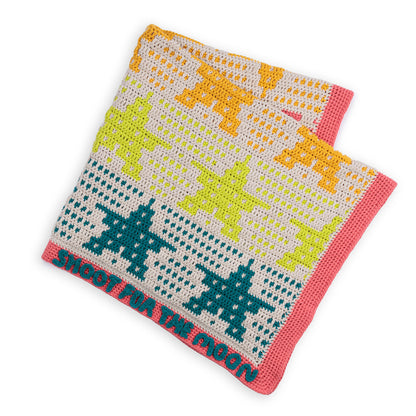 Bernat Crochet Star Bright Mosaic Blanket Bernat Crochet Star Bright Mosaic Blanket