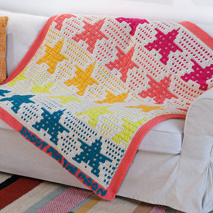 Bernat Crochet Star Bright Mosaic Blanket Bernat Crochet Star Bright Mosaic Blanket