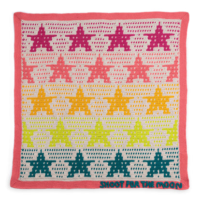 Bernat Crochet Star Bright Mosaic Blanket Bernat Crochet Star Bright Mosaic Blanket