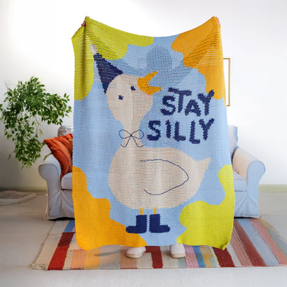 Bernat Silly Goose Crochet Blanket Bernat Silly Goose Crochet Blanket