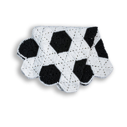 Bernat Crochet Soccer Ball Blanket Bernat Crochet Soccer Ball Blanket