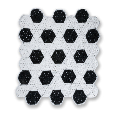 Bernat Crochet Soccer Ball Blanket Bernat Crochet Soccer Ball Blanket