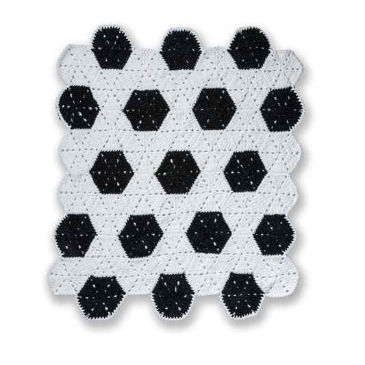 Bernat Crochet Soccer Ball Blanket