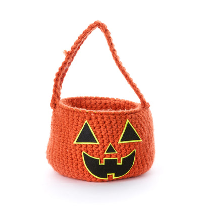 Bernat Happy Hauntings Crochet Candy Baskets Pumpkin