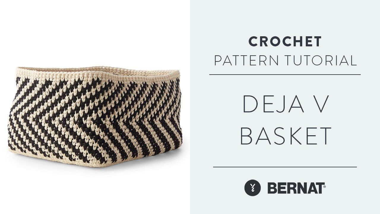 Bernat Deja V Crochet Basket