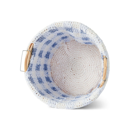 Bernat Crochet Gingham Bushel Basket Liner Version 1