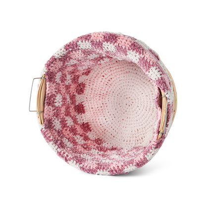 Bernat Crochet Gingham Bushel Basket Liner Version 2