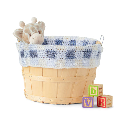 Bernat Crochet Gingham Bushel Basket Liner Version 1