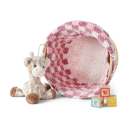 Bernat Crochet Gingham Bushel Basket Liner Version 2