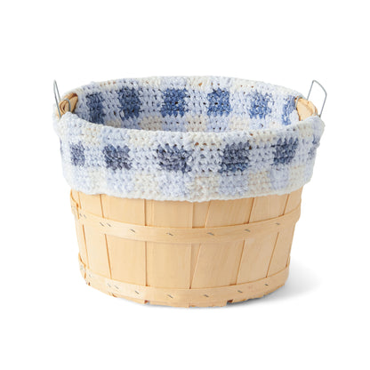 Bernat Crochet Gingham Bushel Basket Liner Version 1