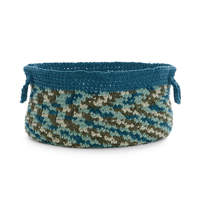 Bernat Two Tone Crochet Basket All Variants