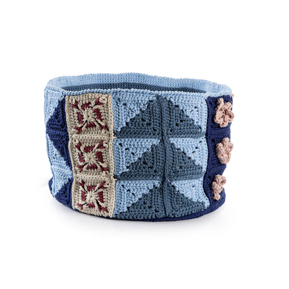 Bernat Crochet Quilt like Basket Bernat Crochet Quilt like Basket