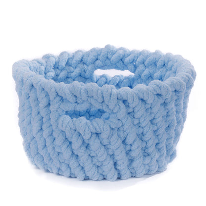 Bernat Crossed Stitch Crochet Basket Bernat Crossed Stitch Crochet Basket