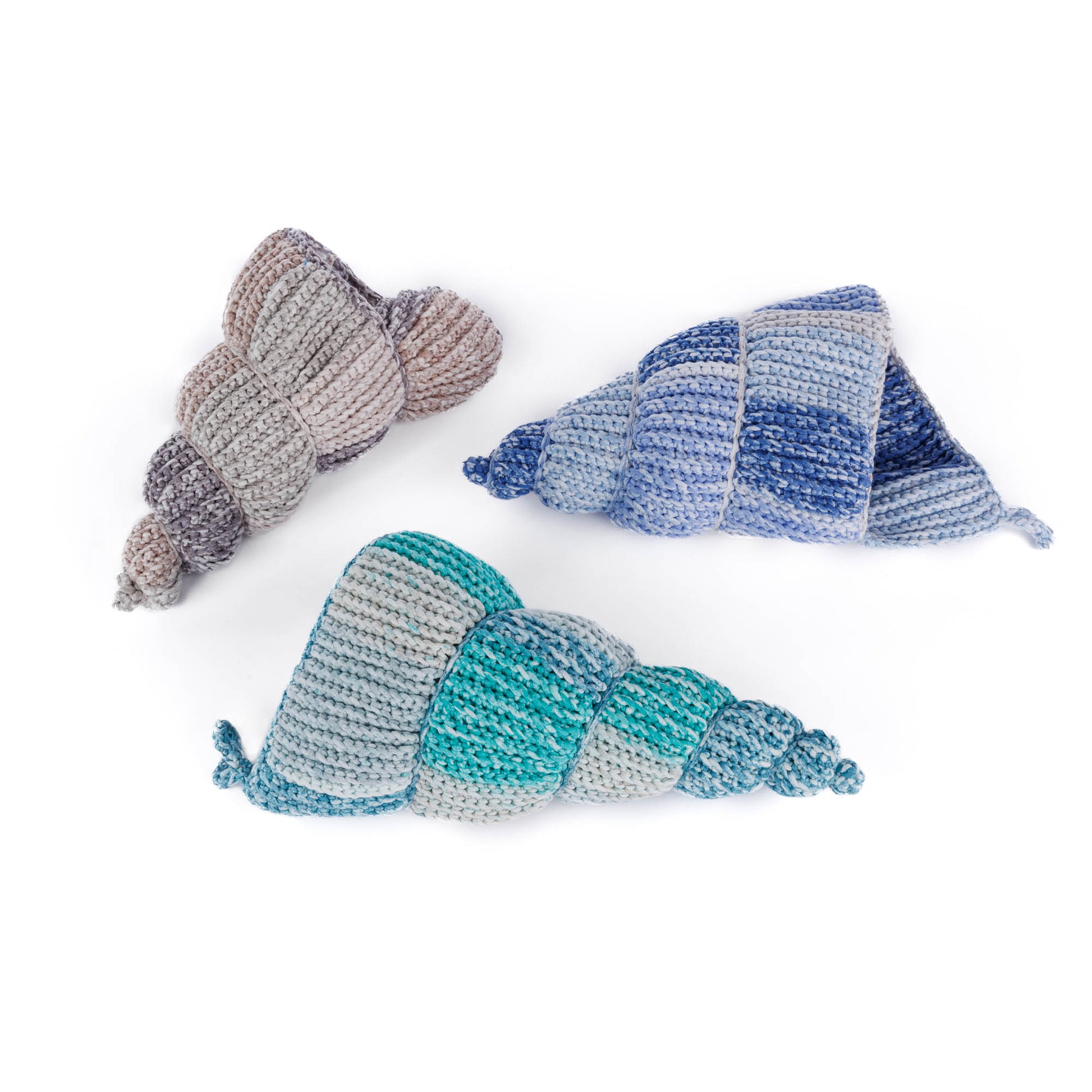 Free Intermediate Bernat Crochet Conch Shell Hanging Basket Pattern ...