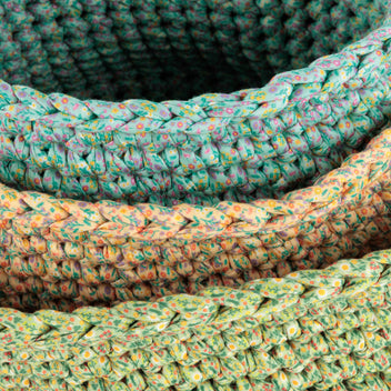 Free Easy Bernat Three Crochet Nesting Baskets Pattern | Yarnspirations