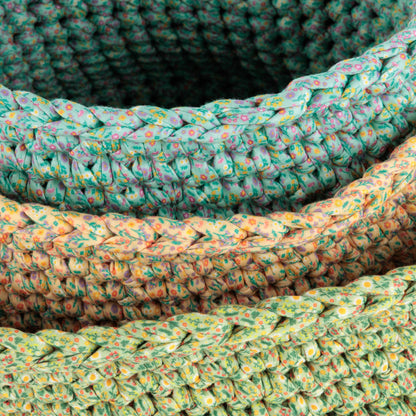 Bernat Three Crochet Nesting Baskets All Variants