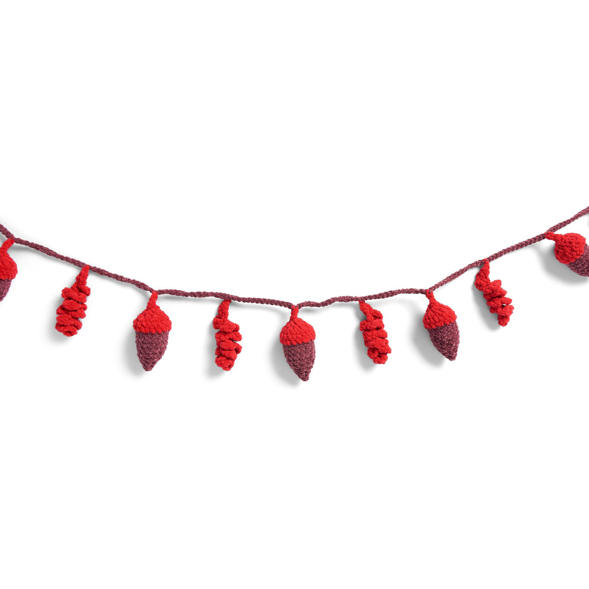 Crochet Garland made in Bernat Yarn